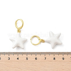 Orecchini a cerchio in ottone&nbsp;EJEW-S251-02A-G