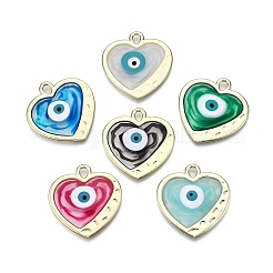 Pendentifs d'émail en alliage&nbsp;ENAM-F143-12-G