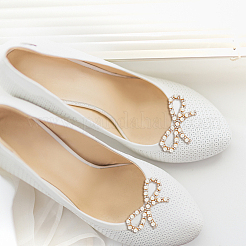 12 pz di decorazioni per scarpe con fiocco in lega di cristallo e strass&nbsp;FIND-HY0002-20