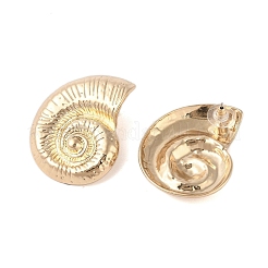 Boucles d'oreilles en alliage de conque pour femmes&nbsp;X-EJEW-A112-07KCG