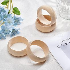 Bracelets en bois naturel non finis&nbsp;BJEW-WH0015-01