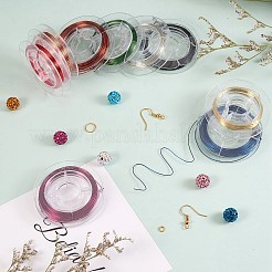 9 rouleaux de fil de cuivre rond 9 couleurs&nbsp;CWIR-SZ0001-07
