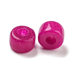 Naturweiß gefärbt Jade Perlen&nbsp;X-G-G003-A06-01