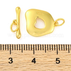 925 Sterling Silber Knebelverschlüsse&nbsp;STER-U005-08G