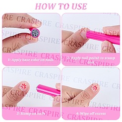 Nagelkunst-Stempelstift-Set aus ABS-Kunststoff&nbsp;TOOL-WH20005-20C