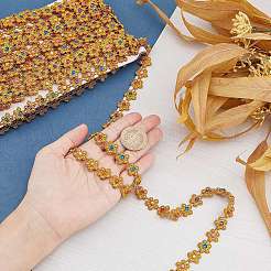 Kunststoff Perlenbesatz Girlandenstrang&nbsp;FIND-WH0056-89