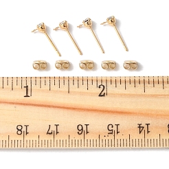 16 Stück Ohrstecker aus Messing&nbsp;KK-FS0001-57