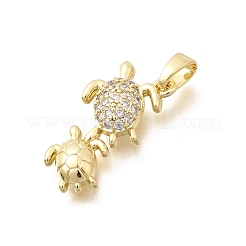 Pendenti in ottone con zirconi chiari&nbsp;KK-B187-15G