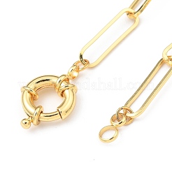 Collane a catena con graffetta in acciaio inossidabile 304&nbsp;X-NJEW-JN03066-01