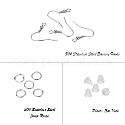 Kit de fabricación de aretes de diy&nbsp;FIND-YW0001-29