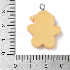 Anhänger aus undurchsichtigem Harz zum Thema Weihnachten&nbsp;RESI-I344-02P-01
