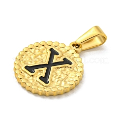 Placcatura ionica (ip) ciondoli in acciaio inossidabile smaltato 304&nbsp;STAS-R231-19X-G