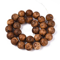 Chapelets de perles d'agate naturelle&nbsp;G-T144-64A-01