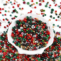Weihnachtsmotiv Glasperlen&nbsp;SEED-N007-13K