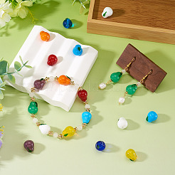 36pcs 9 colores cuentas de murano hecho a mano&nbsp;LAMP-TA0002-18