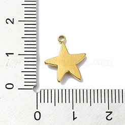 Ionenplattierung (IP) 304 Edelstahlanhänger&nbsp;STAS-B058-17G-03