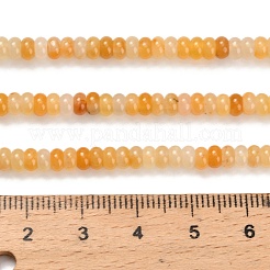 Natürlichen Topas Jade Perlen Stränge&nbsp;G-Z110-B27-2x4mm