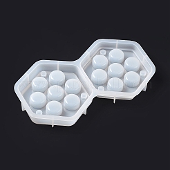 Diy hexagon würfel aufbewahrungsbox lebensmittelechte silikonformen&nbsp;LS-SIMO-D001-01