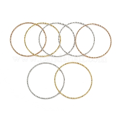 7 Stück vakuumplattiertes PVD-Armreif-Set aus Edelstahl 201 für Damen&nbsp;BJEW-F476-02M
