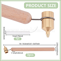 Flüssigschreibstift mit Holzgriff&nbsp;AJEW-WH0696-066
