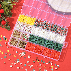 Weihnachtsmotiv DIY Schmuckherstellungssets&nbsp;DIY-SP0005-71