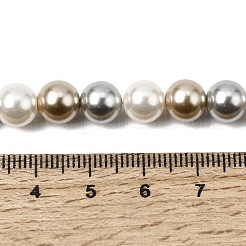 Perles de verre nacrées cuites au four&nbsp;PEAR-H019-02C-12