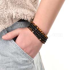 Ensemble de bracelets extensibles énergétiques d'aromathérapie pour les femmes filles&nbsp;BJEW-JB06736-01