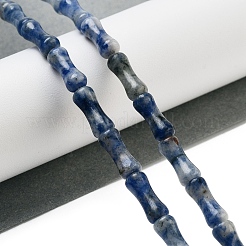Natürliche blaue Fleck Jaspis Perlen Stränge&nbsp;G-Q178-A16-01