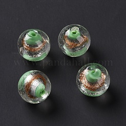 Abalorios hechos a mano de lámina de plata&nbsp;GLAA-Z001-05G