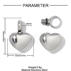 Anhänger aus Edelstahl 304&nbsp;SA-OY003-64P-01
