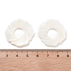 Pendentifs de coquillages d'eau douce naturelle&nbsp;SHEL-D082-03A