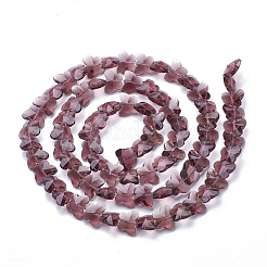 Perles en verre transparentes&nbsp;GLAA-Q066-10mm-B04