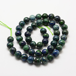 Natürliche Chrysokolla und Lapislazuli Perlen&nbsp;G-P281-03-8mm