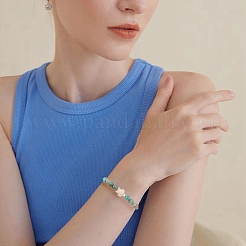 Ensemble de bracelets extensibles en perles de tortue pour femmes&nbsp;BJEW-TA00211