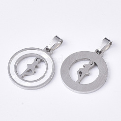 201 Edelstahlanhänger&nbsp;STAS-N089-69P