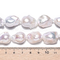Perle baroque naturelle perles de perles de keshi&nbsp;PEAR-S019-02C-03