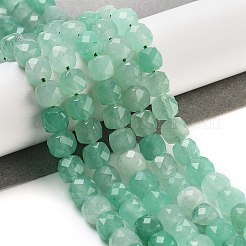 Chapelets de perles de jade blanche naturelle&nbsp;G-H028-A09-18