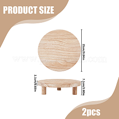 Expositores de madera redondos para joyas&nbsp;AJEW-WH0410-235