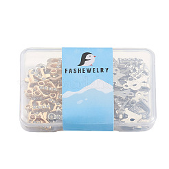2 Set mit zweifarbigen Strass-Anhängern aus Legierung.&nbsp;ALRI-FW0001-01
