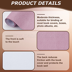 Couvertures de livre en faux suède&nbsp;DIY-WH20010-138W-05