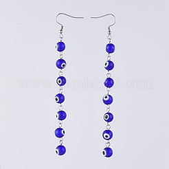 Conjuntos de joyas de lampwork mal de ojo&nbsp;SJEW-JS01041-02