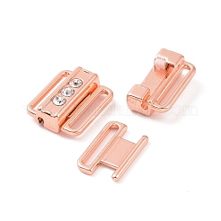 Bikini-Clips aus Zinklegierung mit Strass&nbsp;FIND-WH0032-07RG