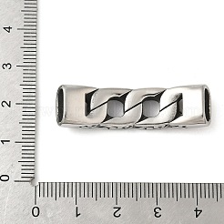 Verdrehte Kettenverbinder-Anhänger aus Edelstahl 304&nbsp;STAS-Z147-11AS-03
