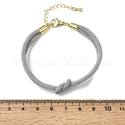 Braccialetto con cordino intrecciato in nylon rotondo da 3 mm&nbsp;FB-CBAA152-03G-36