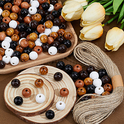 200 Stück 4 Farben&nbsp;WOOD-PA0001-73D