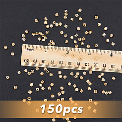 150 Stück Messinghohlperlen&nbsp;KK-HY0001-69