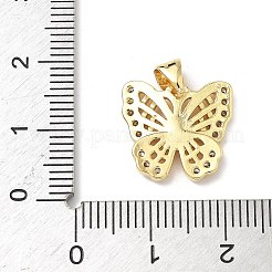 Breloques en laiton avec zircone cubique de micro pave&nbsp;LS-KK-Q068-09D-G