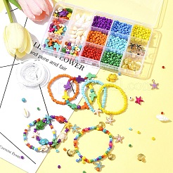 DIY-Kits zur Herstellung von Armbändern aus Glassamen&nbsp;DIY-FS0007-11A