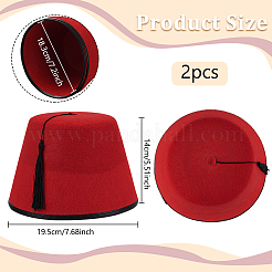 Cappello turco in feltro e poliestere&nbsp;AJEW-WH0007-61