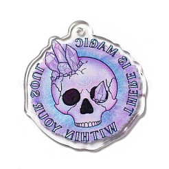 Colgantes de acrílico impresos de halloween&nbsp;MACR-G059-04B